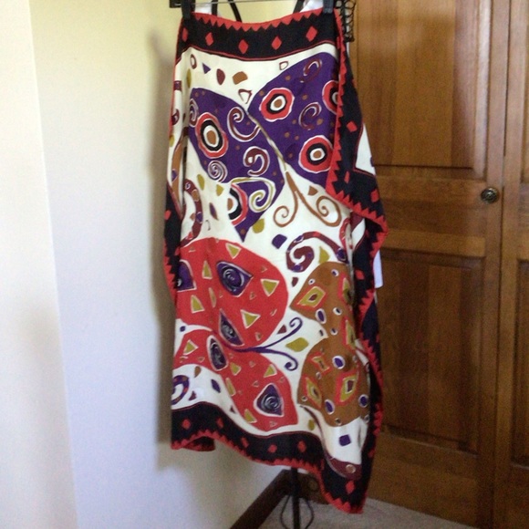 Vintage silk scarf 34”x34” - Picture 2 of 4